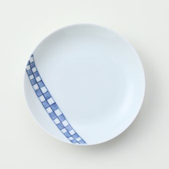 市松紋豆皿