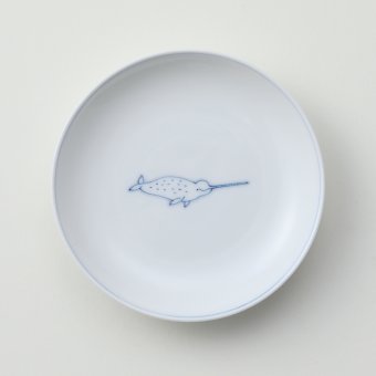 線鯨イッカク豆皿