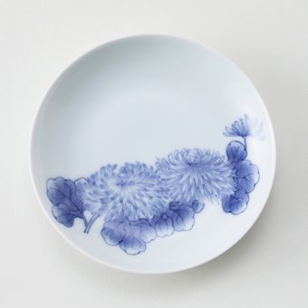 菊文豆皿