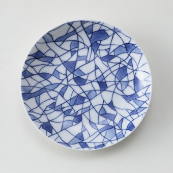 幾何紋豆皿